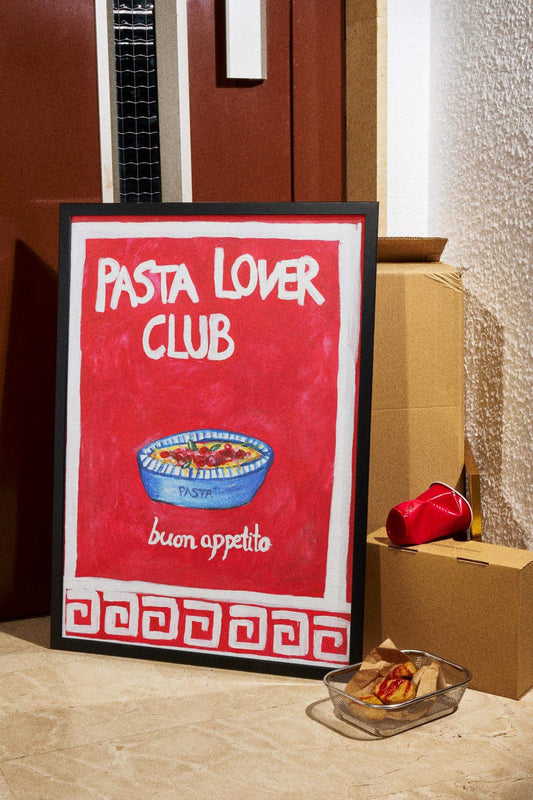 PASTA LOVER CLUB ART PRINT