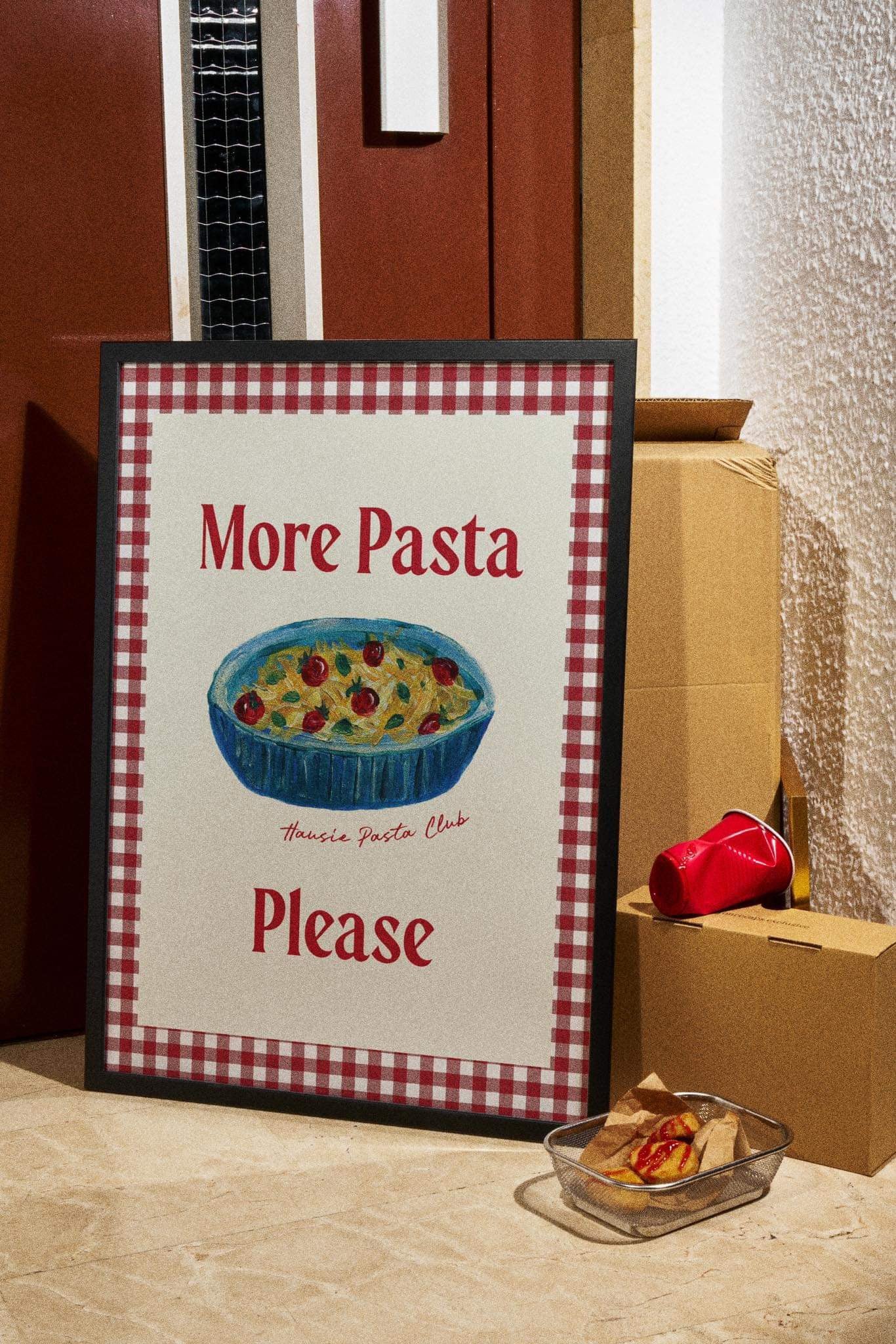 MORE PASTA PLEASE ART PRINT