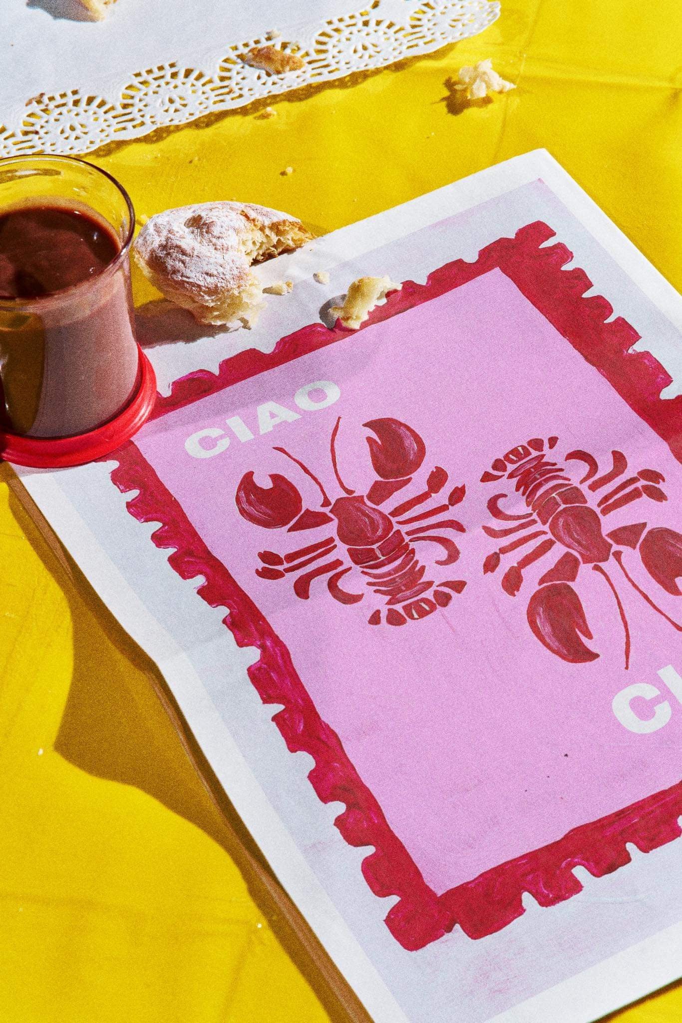 CIAO LOBSTER TEA TOWEL